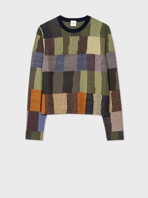 Paul Smith 'Overlapping Check' Wool Sweater