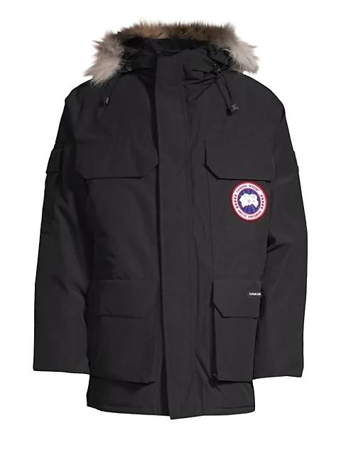Canada Goose Coyote Fur-Trim Down Expedition Parka
