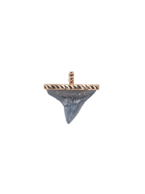 DEZSO Grande Black Shark Tooth Pendant