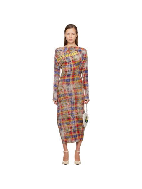 Vivienne Westwood Multicolor LS Superbo Midi Dress
