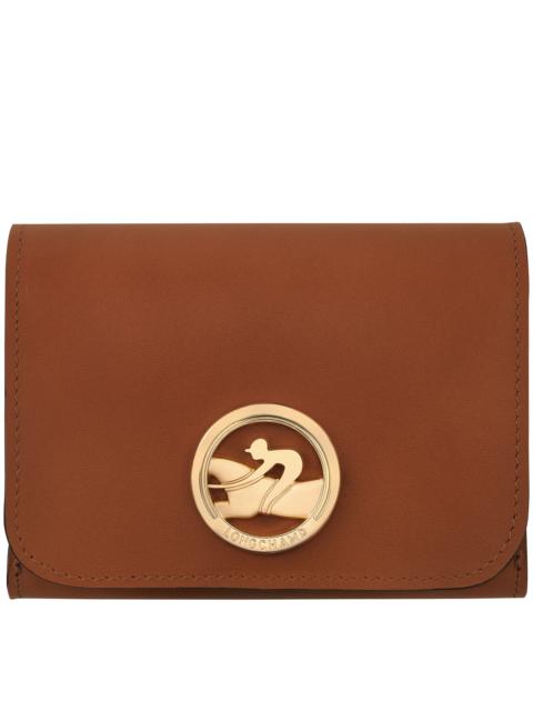 Longchamp Box-Trot Wallet Cognac - Leather