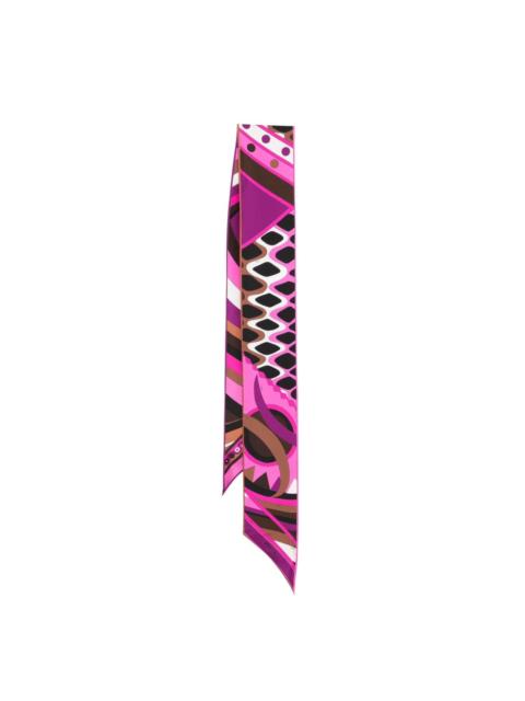 PUCCI Iride Vivara-print silk scarf