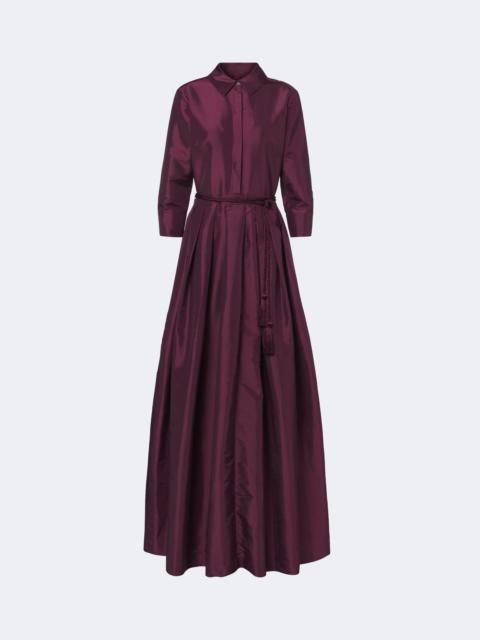 SIMKHAI Julisse pleated taffeta gown
