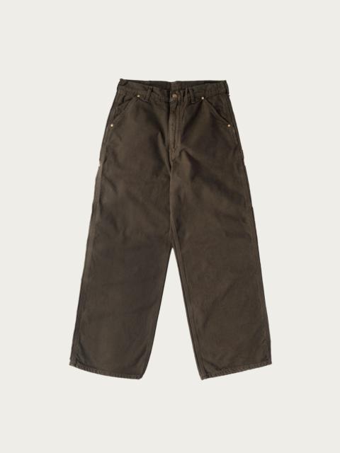 orSlow Dad's Fit Oxford Painter Pants - Coffee Brown