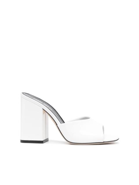 PARIS TEXAS Anja 105mm leather mules