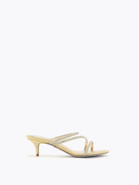 RENE CAOVILLA ERIN BUTTER YELLOW MULE 50