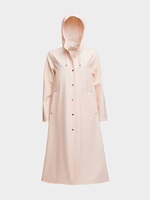 Stutterheim Mosebacke Long Raincoat Peach