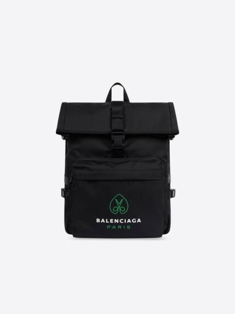 BALENCIAGA Men's Messenger Backpack in Black