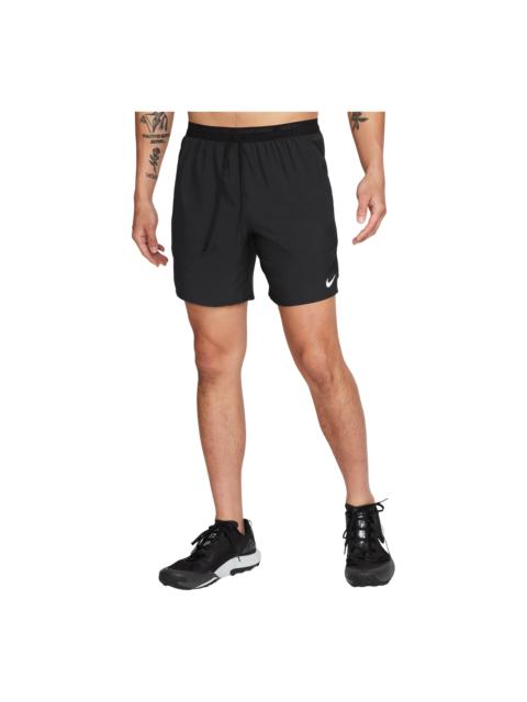 Nike Men's Nike Solid Color Logo Sports Running Black Shorts DM4762-010