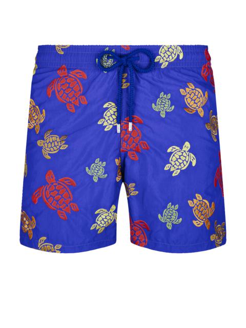 Men Embroidered Swim Trunks Ronde Des Tortues - Limited Edition