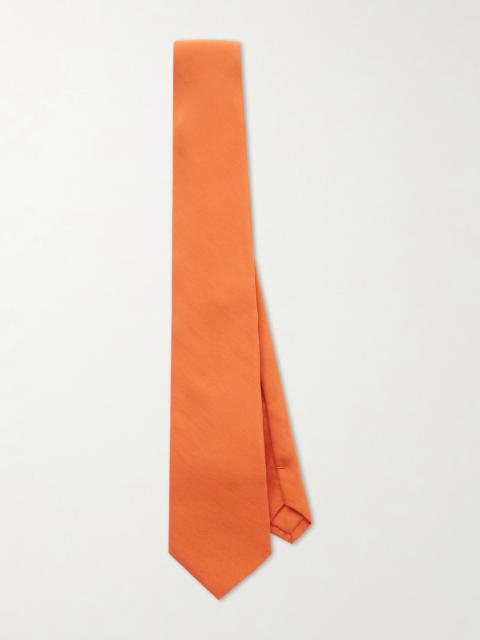 SAINT LAURENT 7cm Silk-Habotai Tie