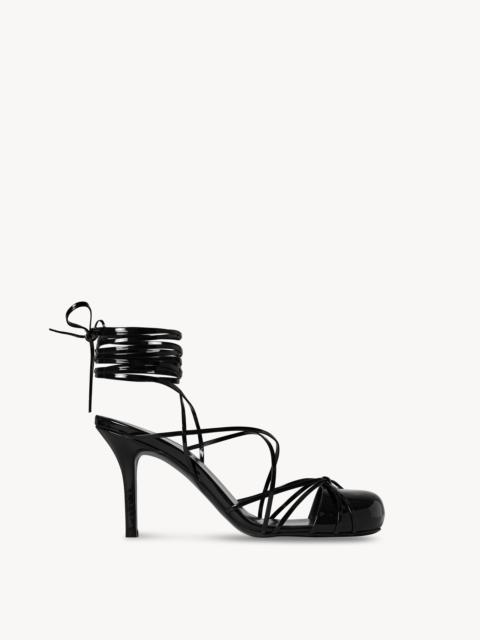 The Row Joan Sandal in Patent Leather