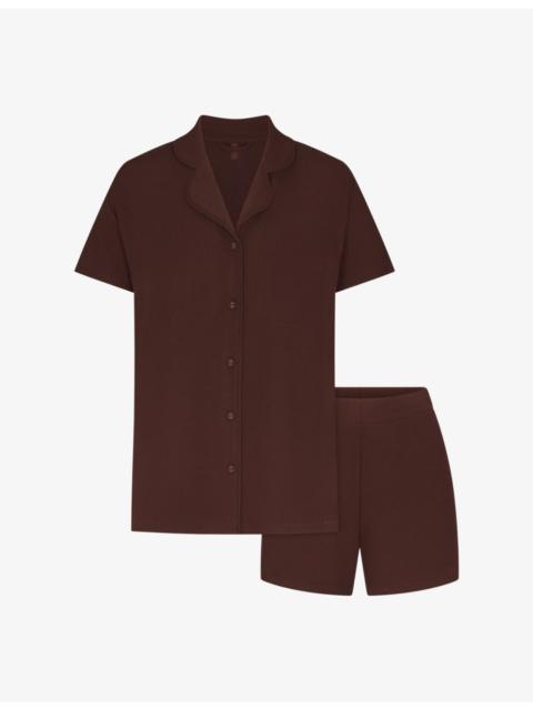 SKIMS Soft Lounge Short Stretch-Modal Pajama Set