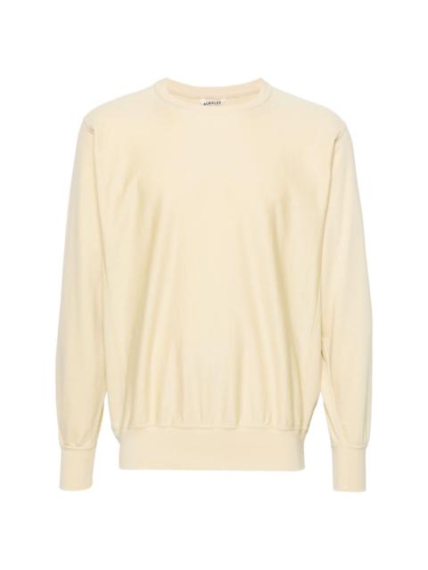 crew-neck cotton sweatshirt