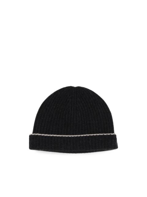 arch4 ribbed-knit beanie hat