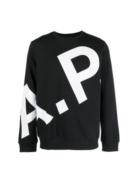 A.P.C. Cory logo-print sweatshirt