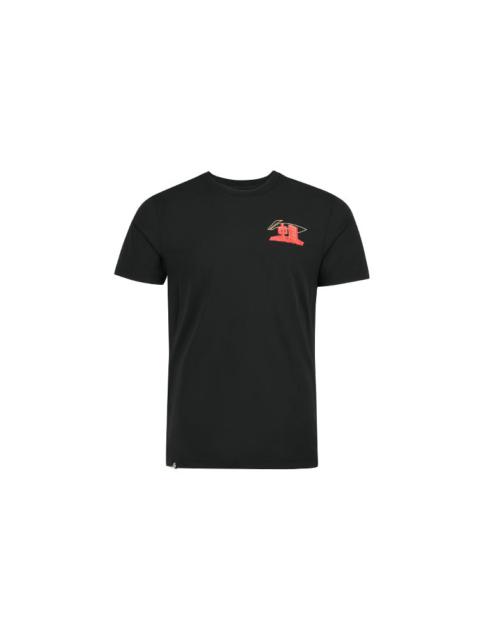 Li-Ning Badminton Graphic Quick-Drying T-shirt 'Black' AHSR569-1