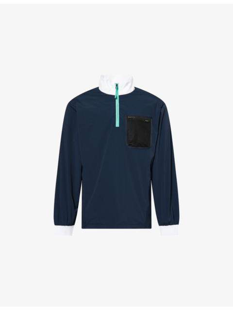 malbon Cascade Chest-Pocket Woven Windshirt