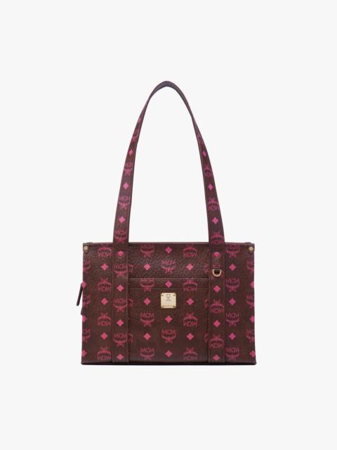 MCM Aren School Bag Tote in Visetos