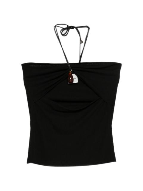 Nanushka cutout strap bandeau top