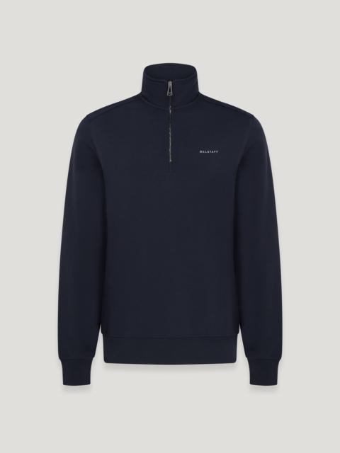 Belstaff ALLOY QUARTER ZIP SWEATSHIRT