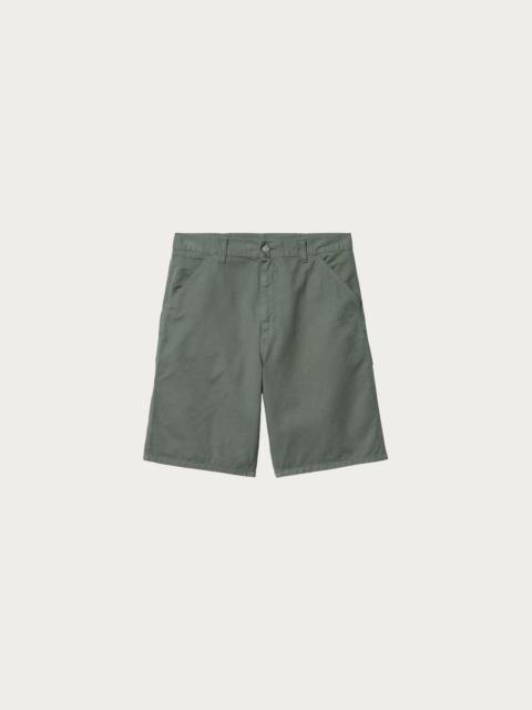 Carhartt WIP Single Knee Short - Park Garment Dyed