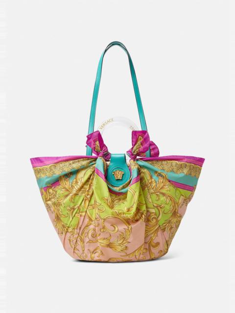 VERSACE La Medusa Foulard Large Basket Bag