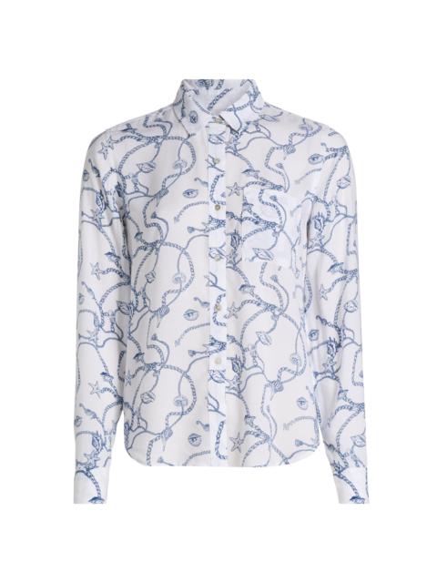 Rails Women's Josephine Nautical Chains Print Shirt - Nautical Chains