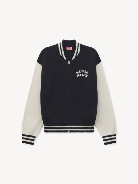 KENZO 'KENZO Paris Emblem' varsity cardigan in mixed cotton