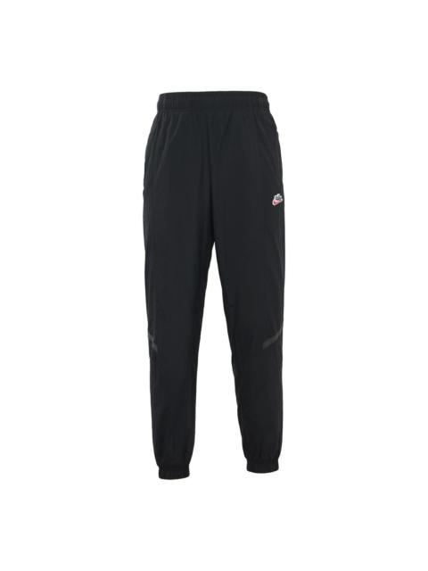 Nike Sportswear Windrunner Woven Breathable Bundle Feet Sports Long Pants Black CU4429-010