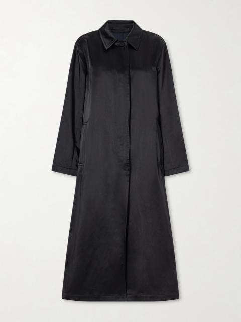 Dries Van Noten Cotton-blend Satin Coat