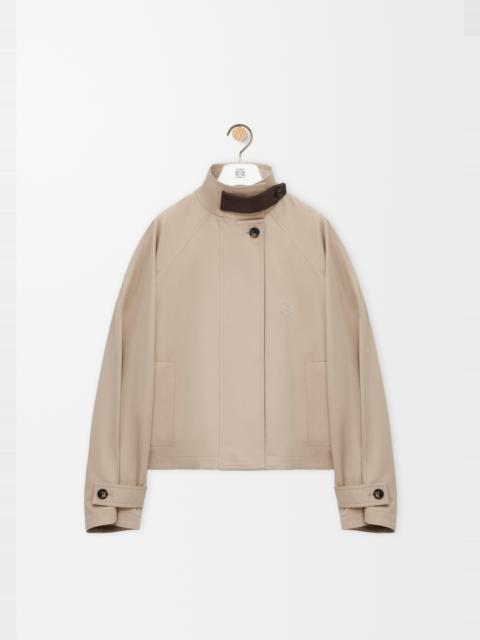 Loewe Short parka in cotton and silk