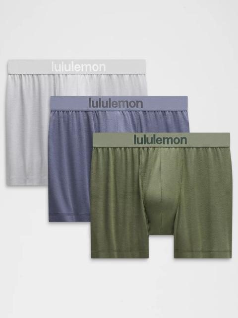 lululemon Always In Motion Mesh Boxer Brief 5" *3 Pack