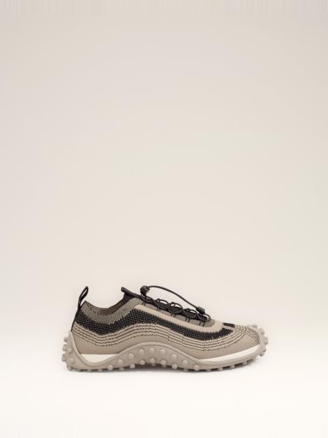 AMI Paris BEIGE KNIT MIRAGE SNEAKERS