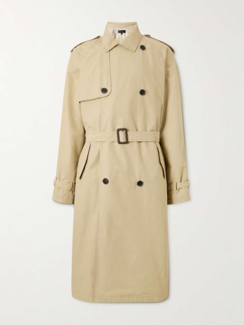 NILI LOTAN Kieran Double-Breasted Cotton-Blend Coat