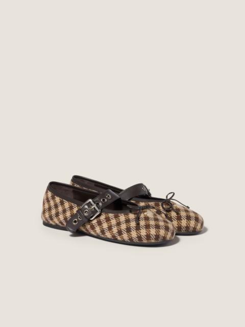 Miu Miu Wool ballerinas