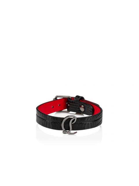 Christian Louboutin Cl Logo Bracelet BLACK