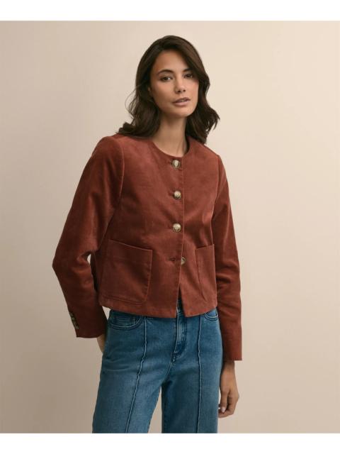 Brooks Brothers Cotton Blend Velveteen Jacket