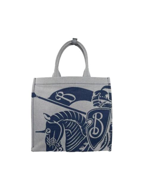 Burberry KNIGHT LOGO CANVAS TOTE BAG WITH COIN POUCH