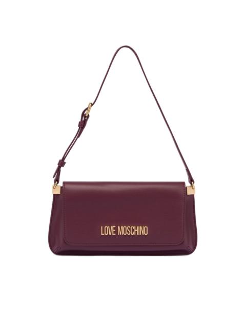 Moschino logo-lettering shoulder bag