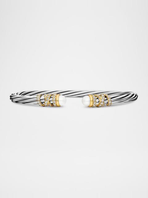 DAVID YURMAN 4mm Helena Cabochon Tip Bracelet with Diamonds