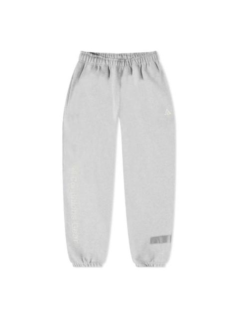 Men's Nike ACG SS22 Alphabet Embroidered Bundle Feet Sports Pants/Trousers/Joggers Gray DM4246-050