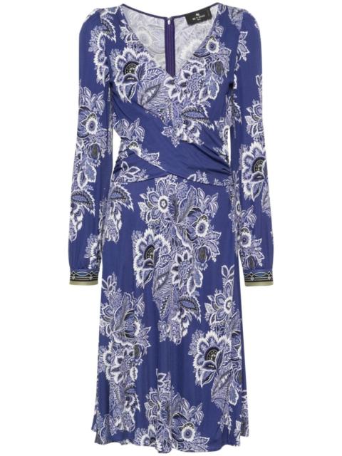 Etro floral-print midi dress