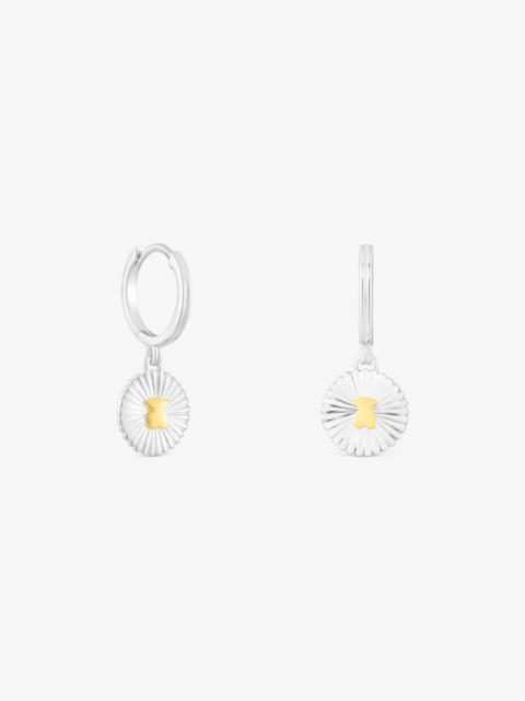 TOUS Silver and silver vermeil Hoop earrings Iris Motif