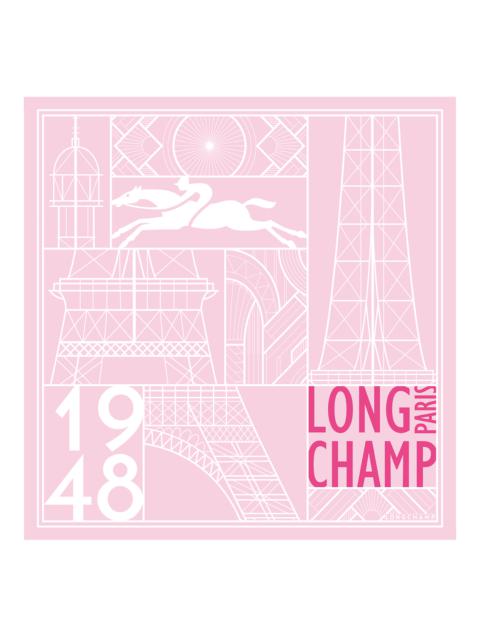 Longchamp Eiffel Tower 1948 Silk scarf 50 Ballerina - OTHER