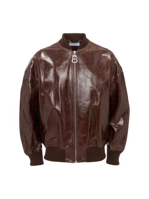 JW Anderson leather bomber jacket