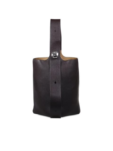Loewe large Pebble button tote bag
