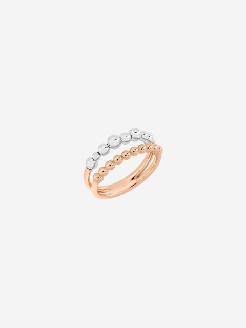 DoDo Rose Gold & Silver Bollicine Ring