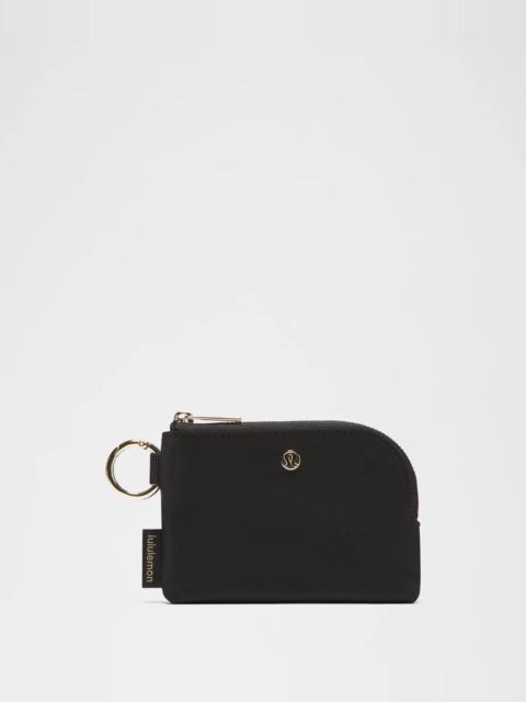 lululemon Clippable Card Pouch *Metal Hardware