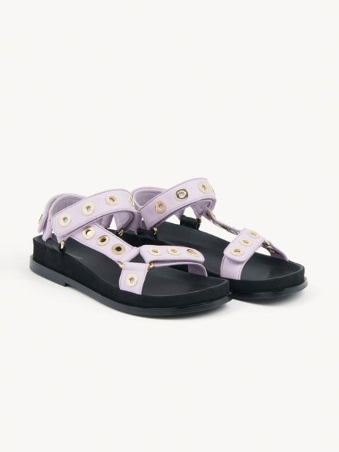 Sandro Eyelet sandals